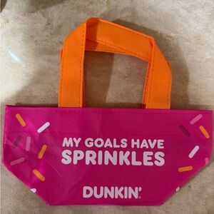 Dunkin' Pink and Orange Tote Bag